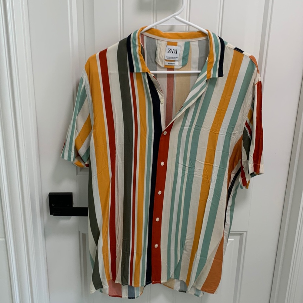 Mens Zara Resort Shirt
